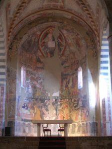 abbazia-santa-giustina-sezzadio-monferrato-affreschi-pieve romanica