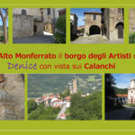 Nell’Alto Monferrato il borgo degli Artisti di Denice con vista sui Calanchi