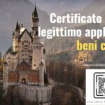 Il certificato di stato legittimo applicato ai beni culturali